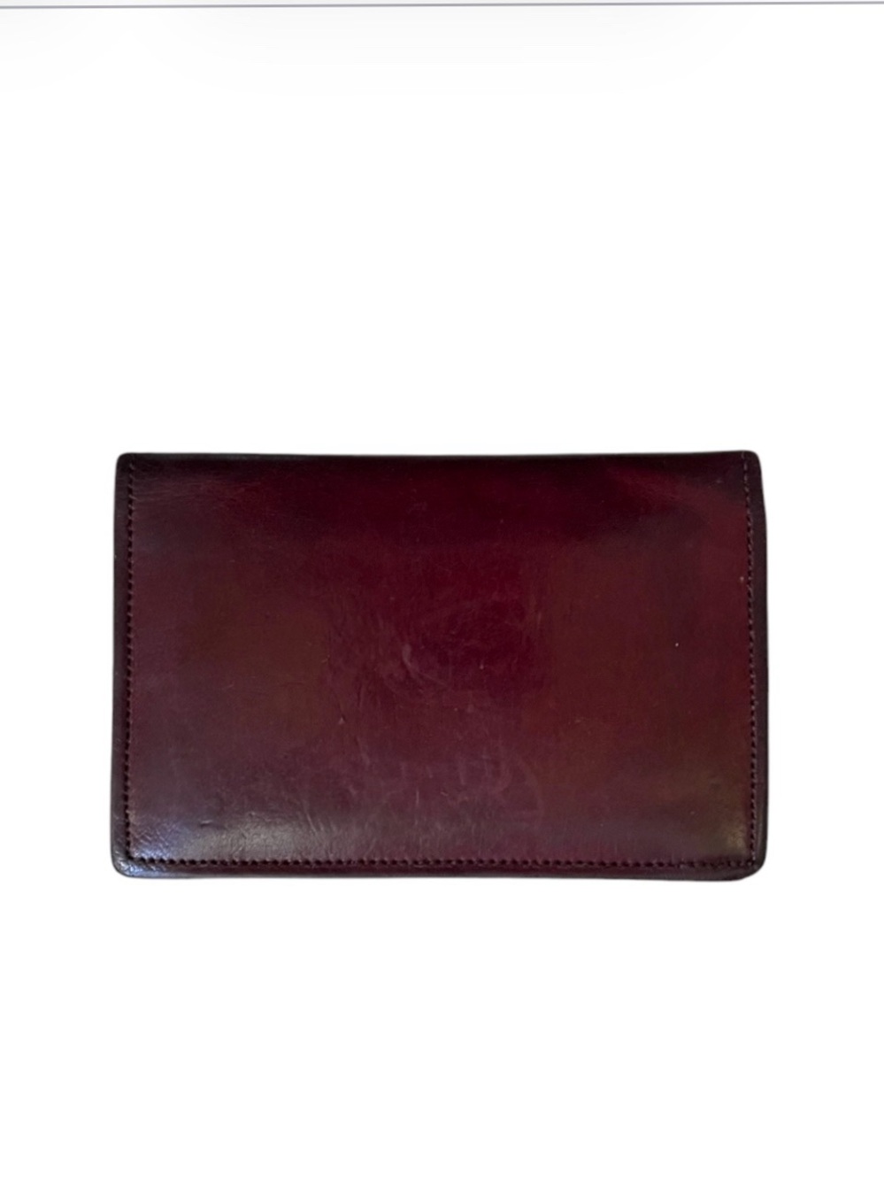 Vintage Coach Oxblood Leather Bi-fold Wallet
